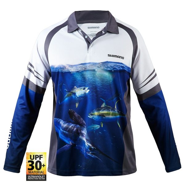 Shimano Ocea Baitball Sublimated Long Sleeve on Sale