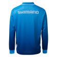 Shimano Men s Corporate Cyan Sublimated Shirt Cheap