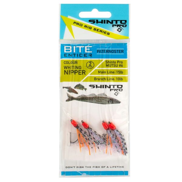 Shinto Pro Bite Enticer Paternoster Mutsu Rig 2pk For Sale