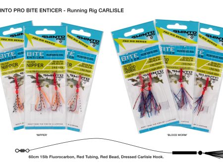 Shinto Pro Bite Enticer Running Carlisle Rig 2pk Discount