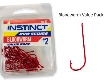 Instinct Pro Bloodworm Red Hook Value Pack on Sale