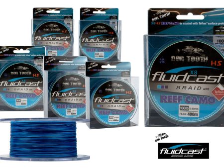 Fluidcast Braid X8 Reef Camo For Cheap