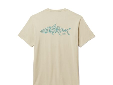 YETI Tarpon Flies Short Sleeve Tee Sand Fashion