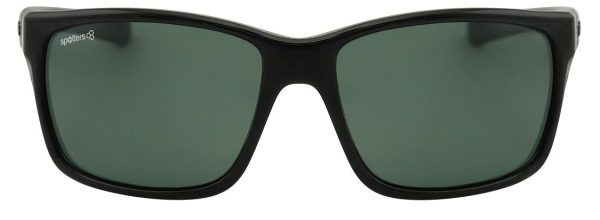 Spotters Grit Gloss Black Polarised Sunglasses Discount