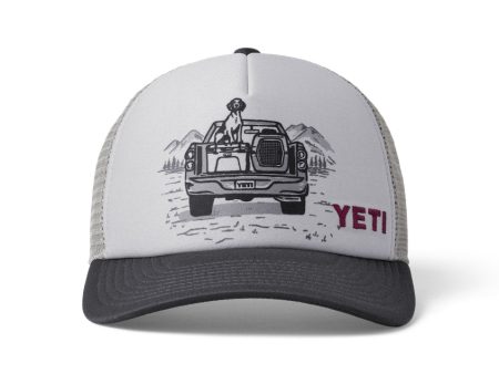 YETI Kids Pup In A Truck Trucker Hat For Cheap