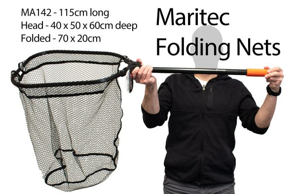 Maritec Rubber Landing Nets FOLDING (MA140 NOT FOLDING) on Sale