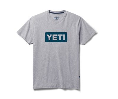 YETI Premium Logo Badge Short Sleeve T-Shirt Gray For Cheap