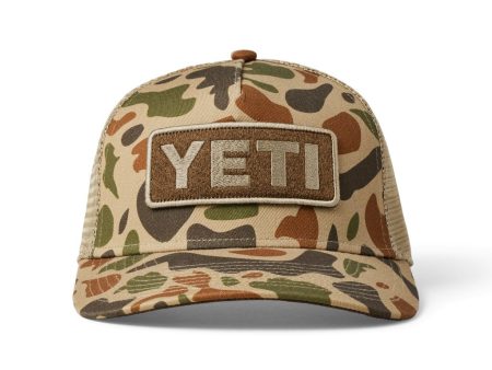 YETI Logo Full Camo Trucker Hat Online now