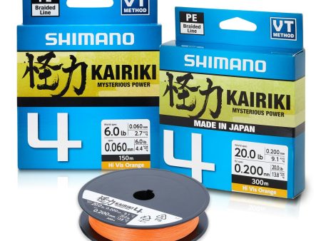 Shimano Kairiki 4 PE Braided Line Online Hot Sale